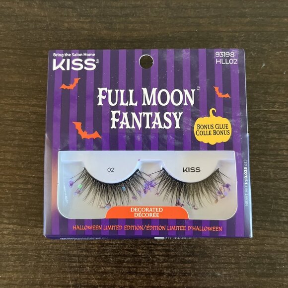 NIP KISS Full Moon Fantasy Decorated Lashes Limited Edition Fake Fauz Eye Lashes - Picture 1 of 2